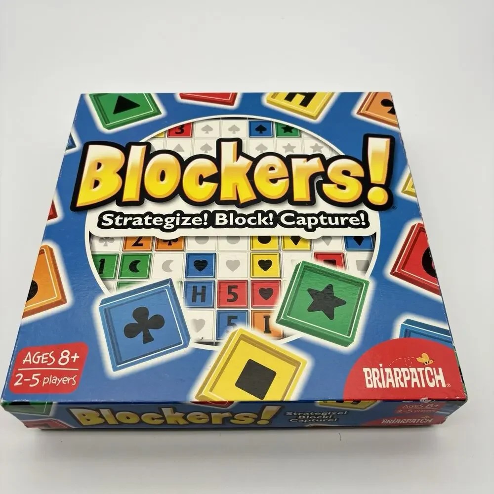 BLOCKERS Board Game by Briarpatch 2010. Complete. Very Good Condition.